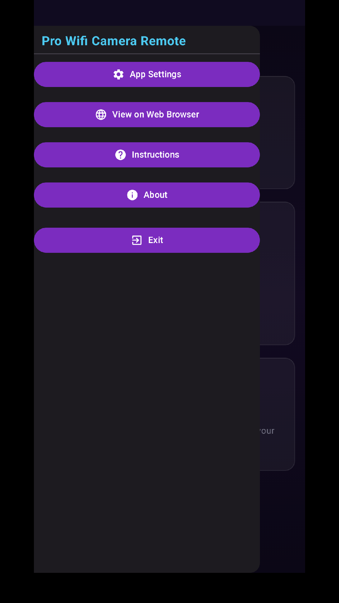App Menu